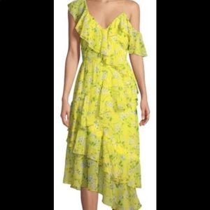 Alice + Olivia Olympia yellow dress